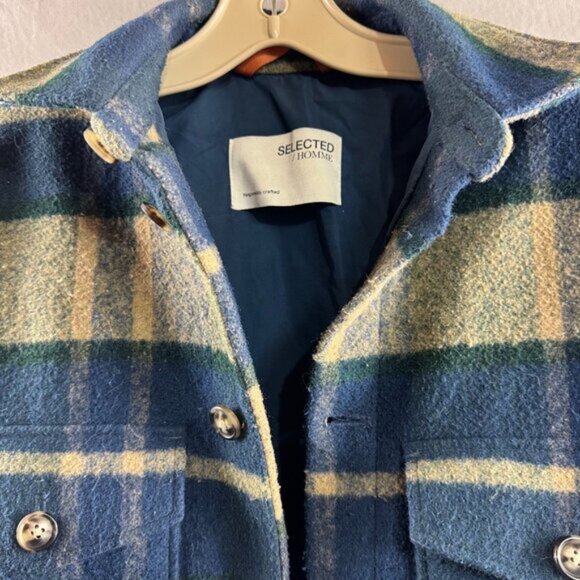 Mens Heavy Duty Plaid Jacket - Picture 2 of 6